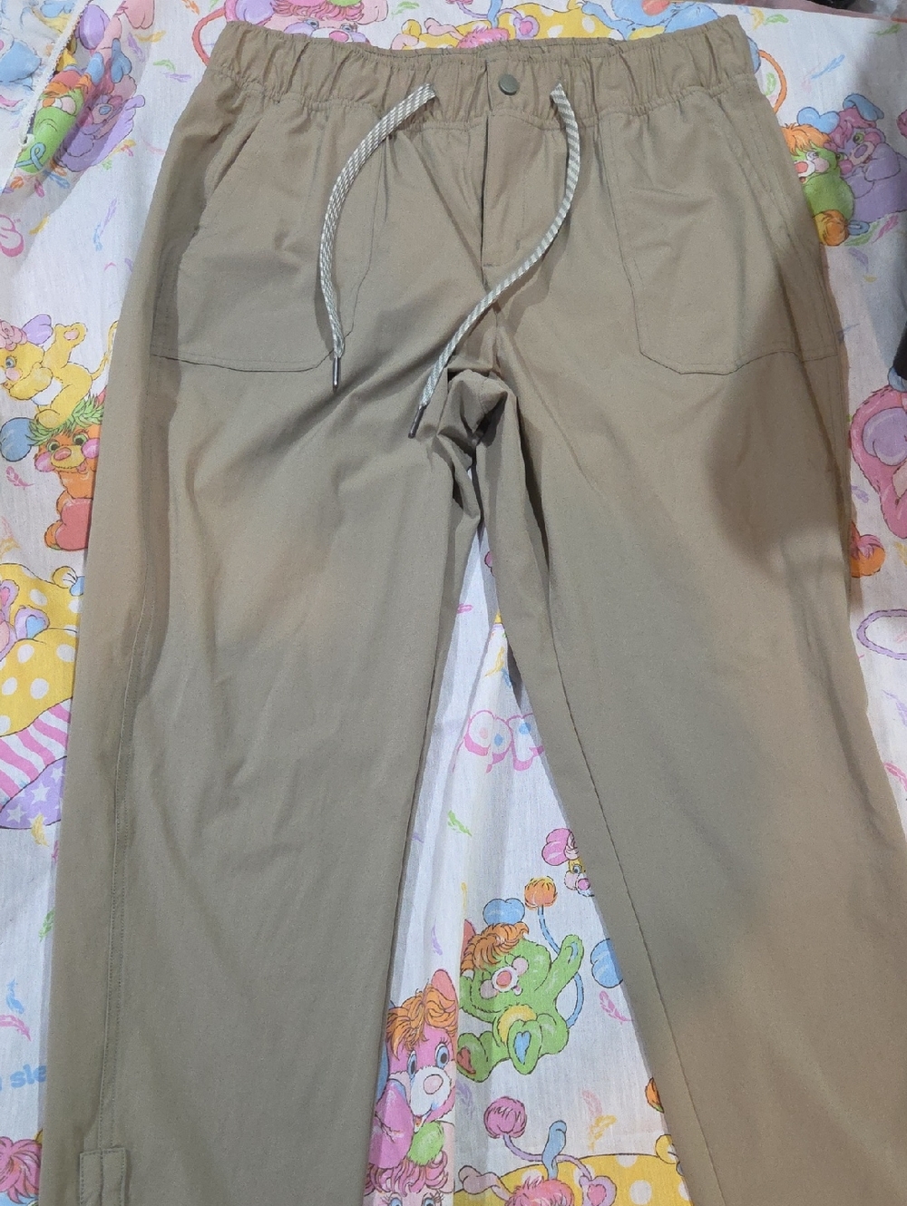Avalanche Tan Elastic Waist Casual Pants